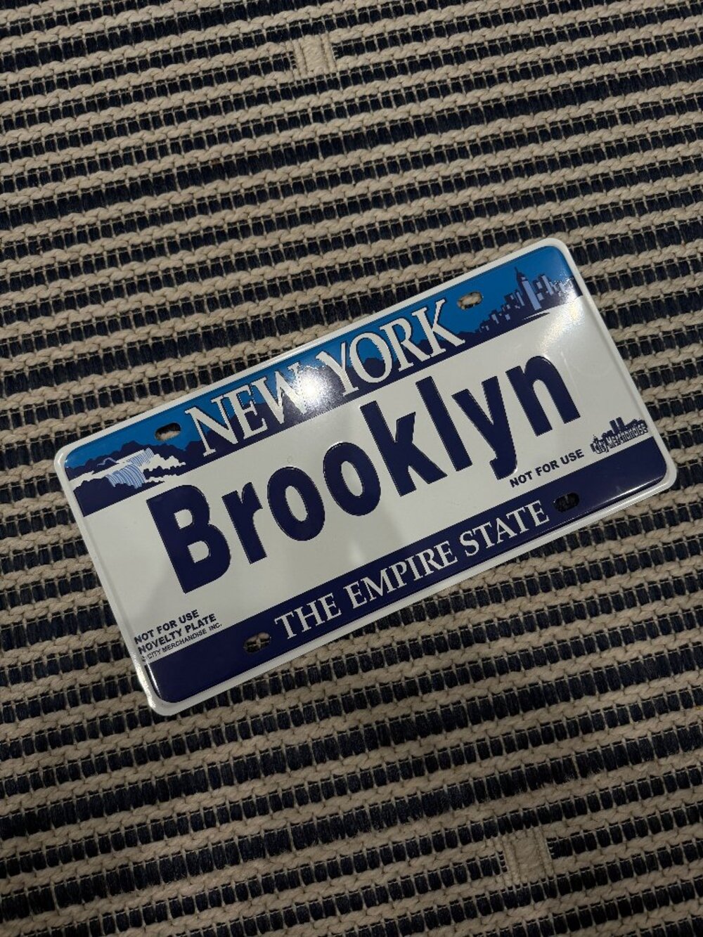 New York "Brooklyn" The Empire State‎ Novelty License Plate